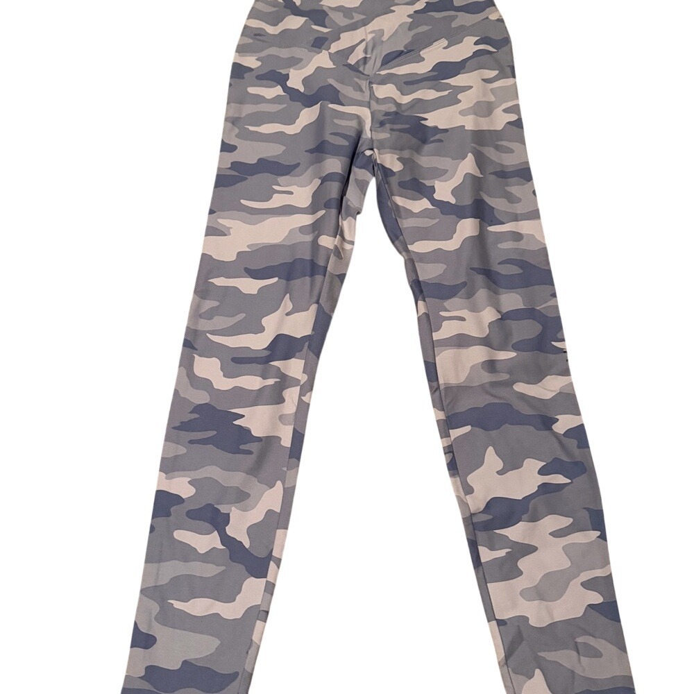 PINK‎ Victoria's Secret Blue Camo Leggings Sz M